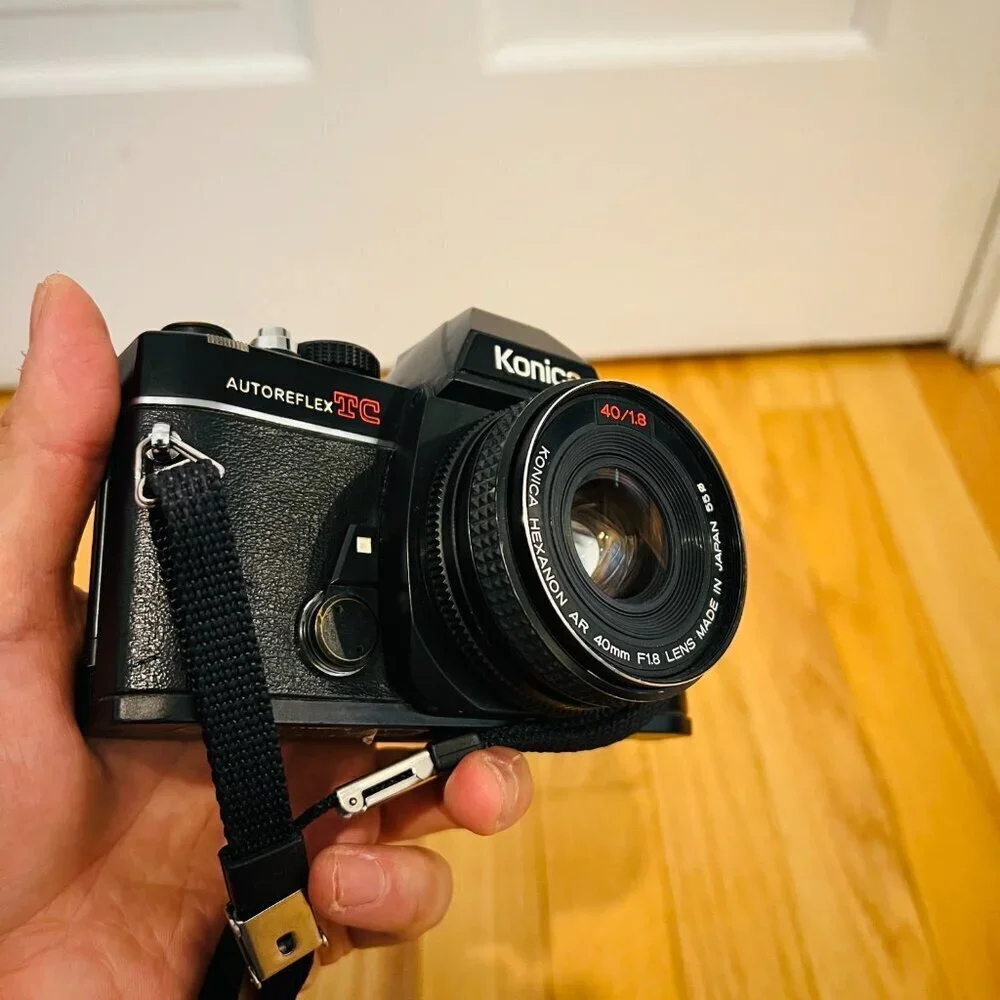 KONICA 35mm SLR Auto Flex TC Vintage Camera - Picture 11 of 16